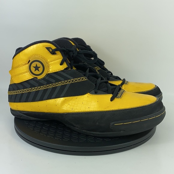 Converse Wade Slash Marquette March Madness PE Sample Yellow/Black Men's Size 13 - Picture 3 of 11